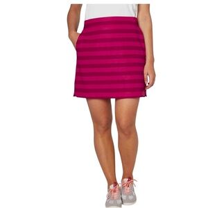 Helly Hansen Thalia quick dry lightweight striped skirt Sz L excellent condition